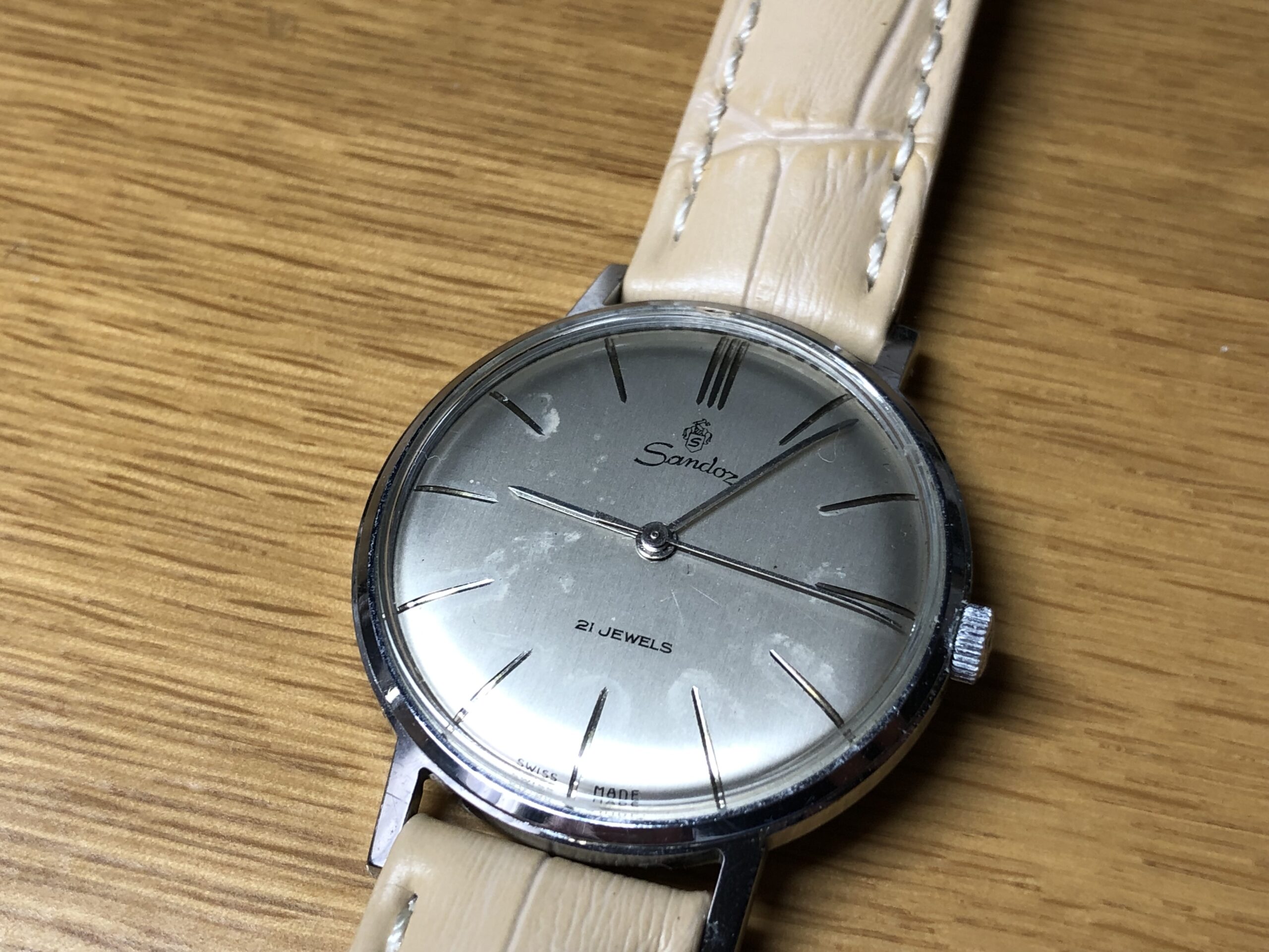 見てくれよ！俺のSandoz（サンドス）のドレスウォッチをよ！