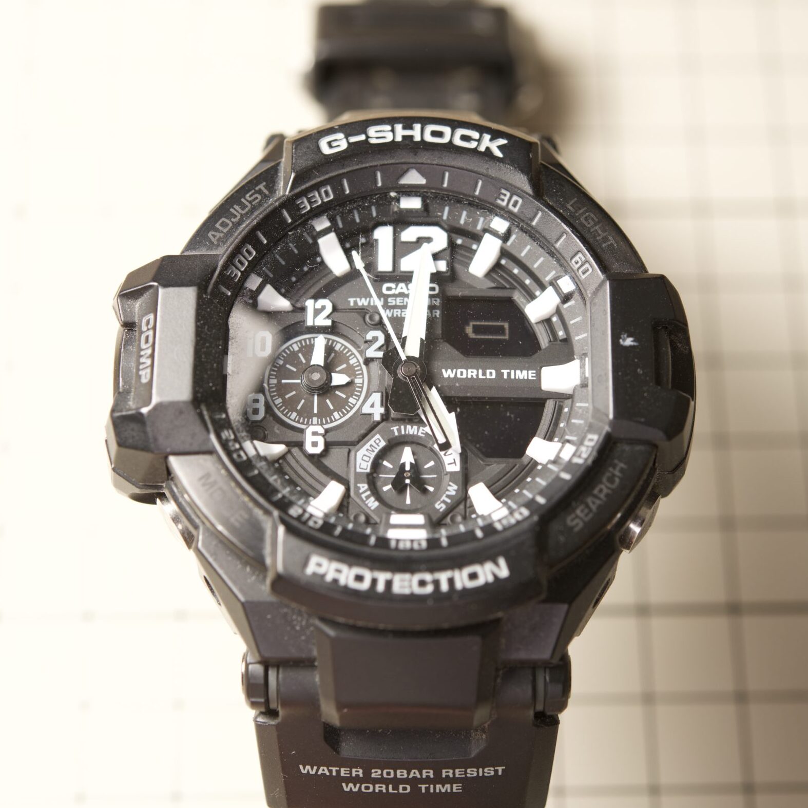 【電池交換！】4回目よ！”GRAVITYMASTER GA-1100-1AJF”をまた使う！ 〜グラビティマスターいいよね〜