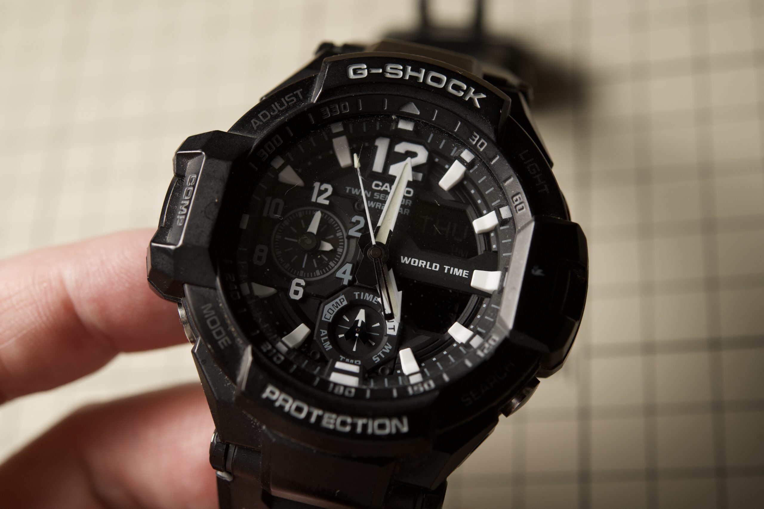 【電池交換！】何度目だよ？”GRAVITYMASTER GA-1100-1AJF”をまた使う！ 〜グラビティマスターいいよね〜